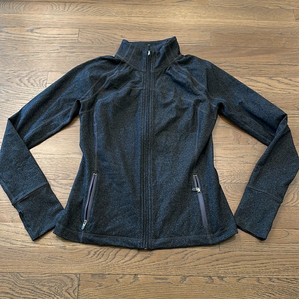 GAP Women’s Heather Gray Zip-Up - Size Small